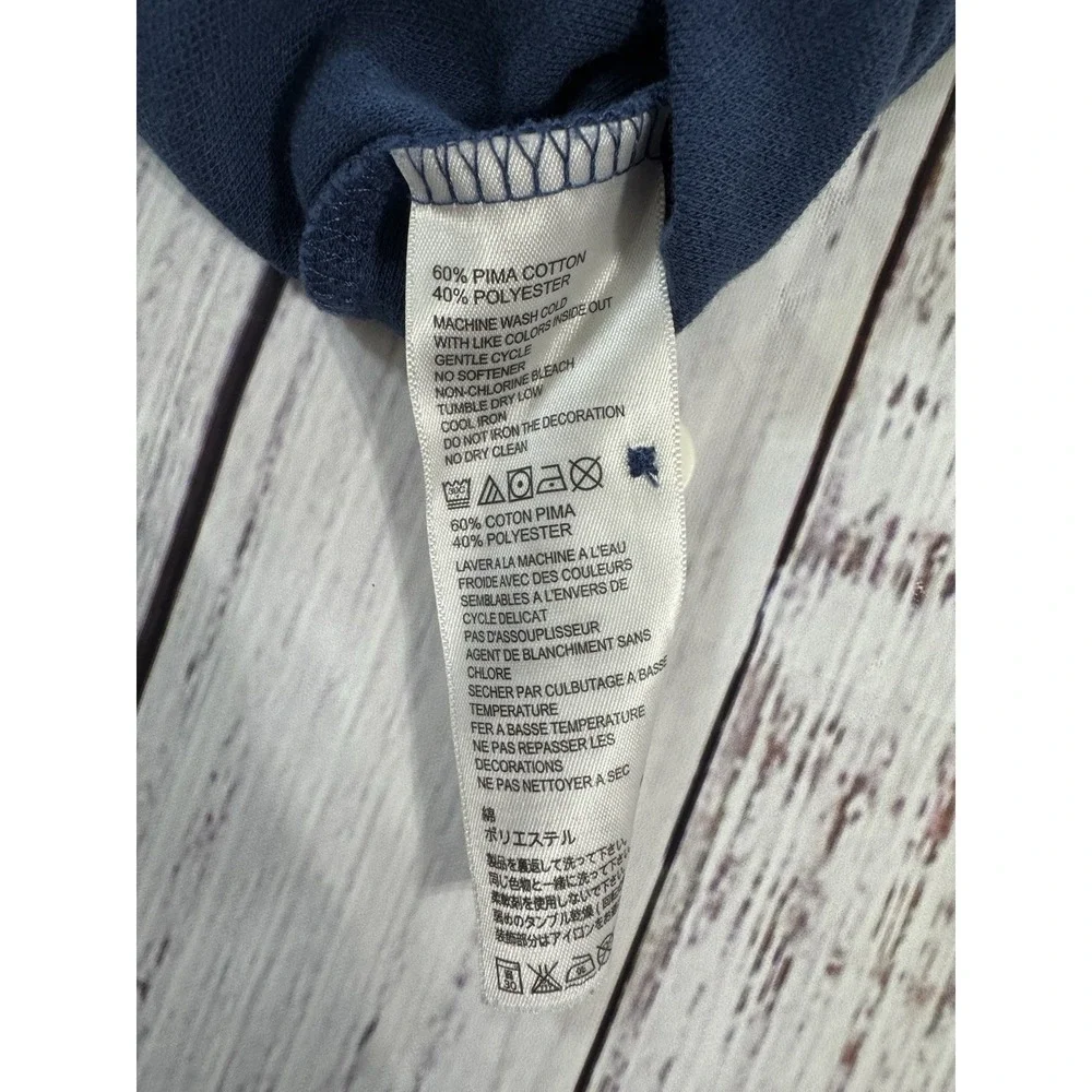Tommy Bahama Polo Shirt Men's Palm Desert Logo Blue Size‎ Large